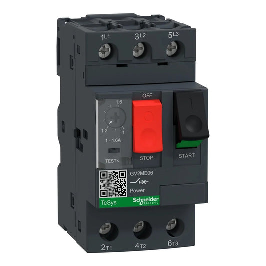Schneider Electric TeSys GV2 MPCB 1.0-1.6A – GV2ME06