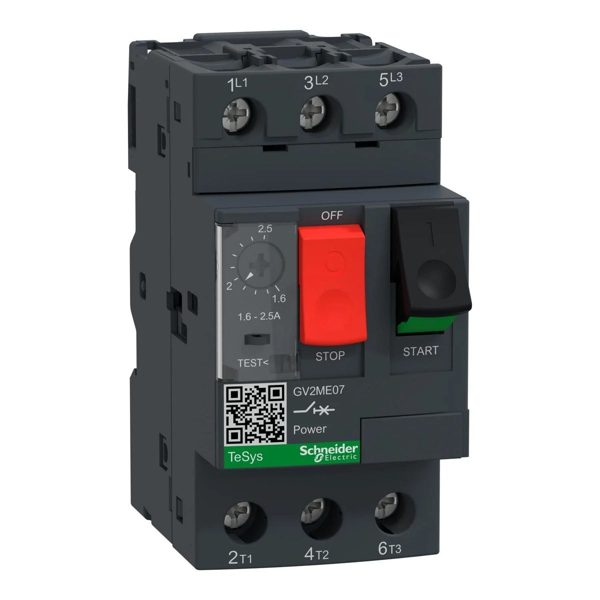 Schneider Electric TeSys GV2 MPCB 1.6-2.5A – GV2ME07