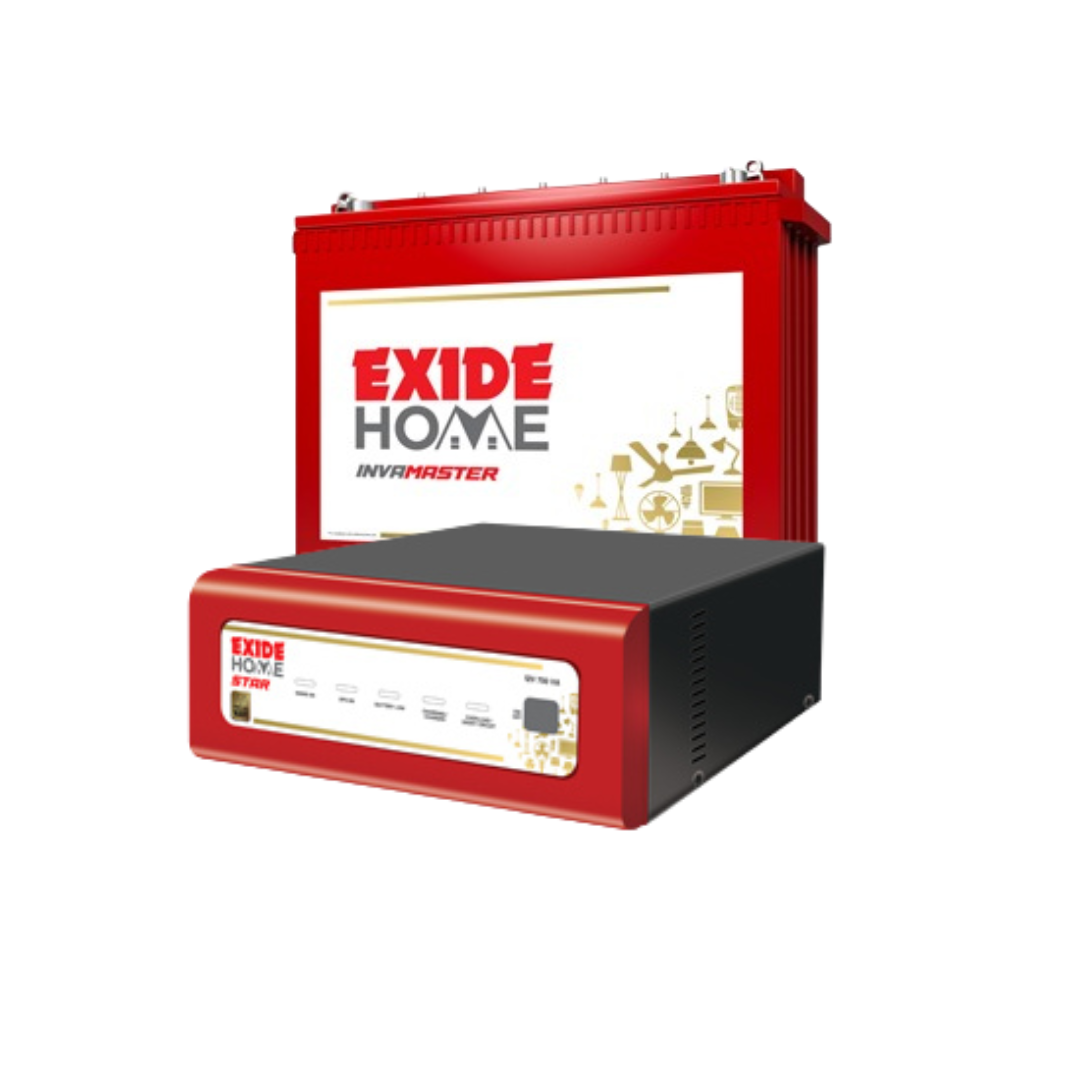 Exide Star 1125VA 12Volt Inverter with Exide Invamaster IMTT1500 150Ah Battery Combo