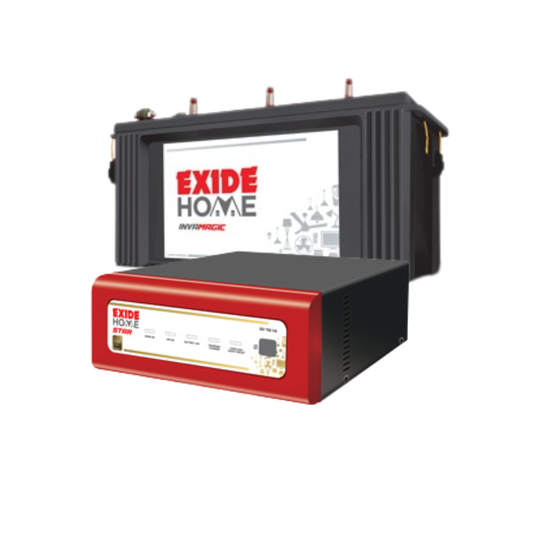 Exide Star Inverter 700VA with Exide Invamagic Battery MGST800 80Ah Combo