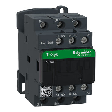 Schneider Electric TeSys Deca 9A 3P contactor - 220V AC coil – LC1D09M7
