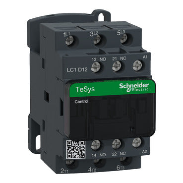 Schneider Electric TeSys Deca 12A 3P contactor - 220V AC coil – LC1D12M7