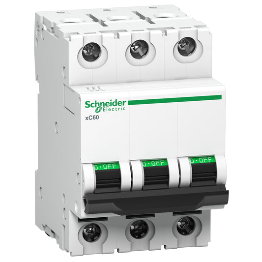 Schneider Electric Acti9 xC60 3P 32A C-curve MCB – A9N3P32CGN