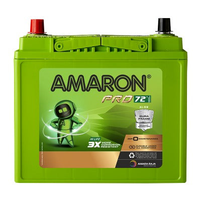 Amaron - Pro - 0055B24LS - 45AH – 72 Months Warranty - Solar World