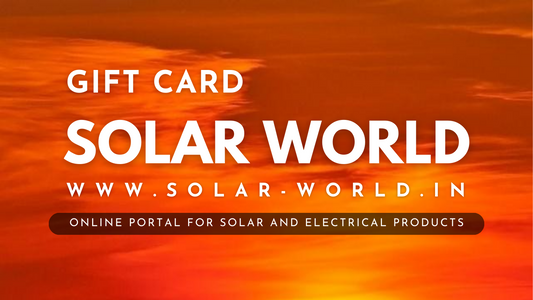 Solar World Gift Cards - Solar World