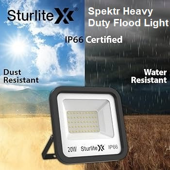 Spektr Heavy Duty Flood Light LG-0005-30W, Sturlite Spektr Light - 30W (Pack of 3)