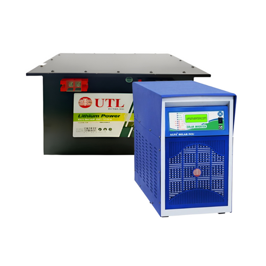 UTL Alfa Pro Plus APP3748 48Volt Solar Inverter with UTL ULIBES 48V 100Ah Lithium Battery Combo