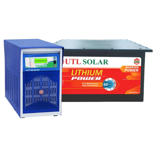 UTL Alfa Pro Plus APP5096 96Volt Solar Inverter with UTL ULIBES 96V 100Ah Lithium Battery Combo