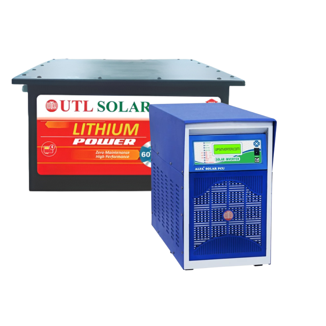 UTL Alfa Pro Plus APP5096 96Volt Solar Inverter with UTL ULIBES 96V 100Ah Lithium Battery Combo