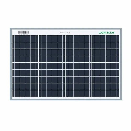 Loom Solar Panel 50 watt/ / Mono Crystalline - 25 Years Warranty - Solar World