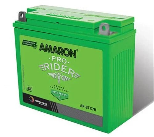 Amaron -PR-12APBTX7R – 7AH Bike Battery – 48 Months Warranty - Solar World