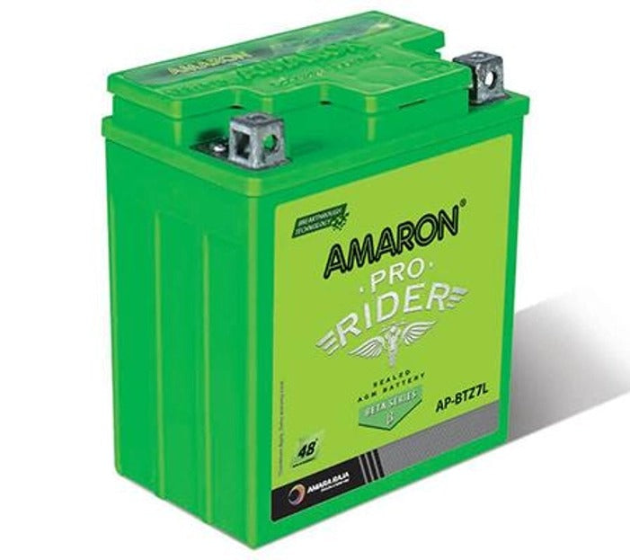 Amaron -PR-APBTZ7L- 6AH - Bike Battery - 48 Months Warranty - Solar World