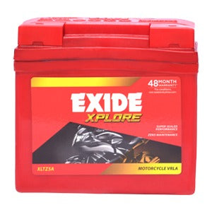 Exide Two Wheeler Battery - XLTZ5A - 5AH - Warranty : 24F + 24P Months - Solar World