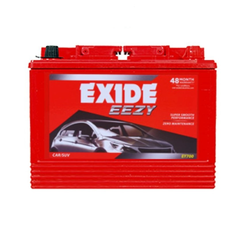 Exide Car/Suv Battery EY700LF - 65AH - 24F+24P Months Warranty - Solar World