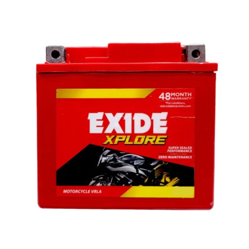 Exide Two Wheeler Battery -12XL14L-A2 - 14AH - Warranty : 24F + 24P Months - Solar World