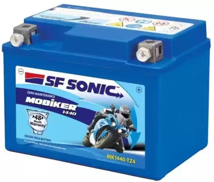 SF Sonic 48S-TZ4 - 3AH Bike Battery - 48 Months Warranty - Solar World