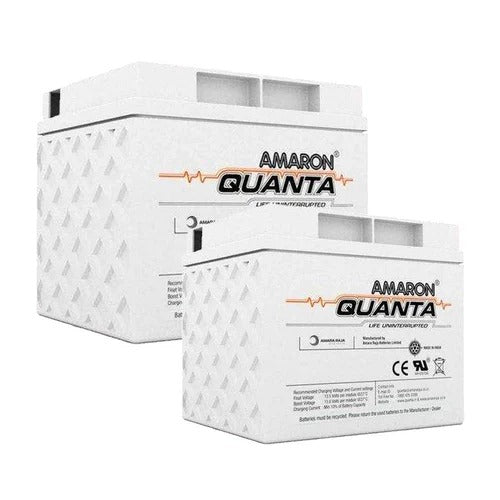 Amaron Quanta Battery-  42Ah/12V -Warranty : 24 Months - Solar World