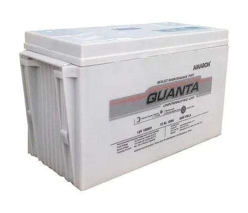 Amaron Quanta Battery-  100Ah/12V -Warranty : 24 Months - Solar World