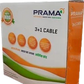 Prama CCTV Cable 90 MTRS 3+1 PT-CMR59P-090/B - Solar World