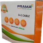 Prama CCTV Cable 180 MTRS 3+1 PT-CMR59P-180/B - Solar World