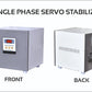 3 KVA Single Phase Air Cooled Servo Voltage Stabilizer