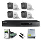 Hikvision 4 Channel HD DVR, 5MP HD Camera, ColorVU Camera, Full combo set Security Camera (Pack of 1)