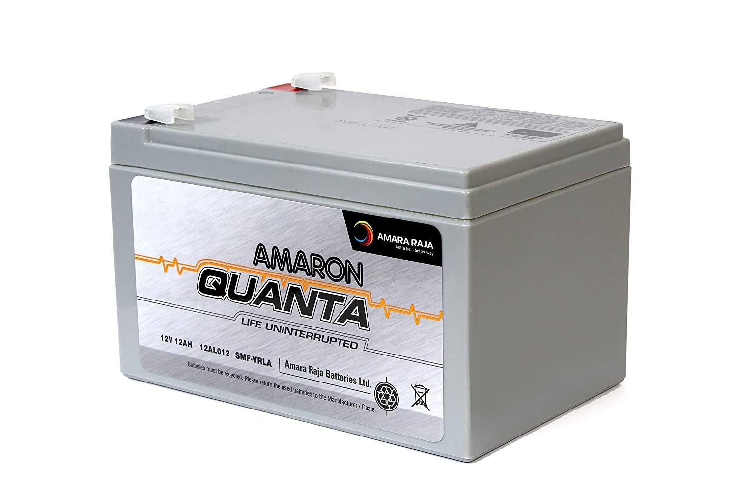 Amaron Quanta Battery-  12Ah/12V -Warranty : 15 Months - Solar World