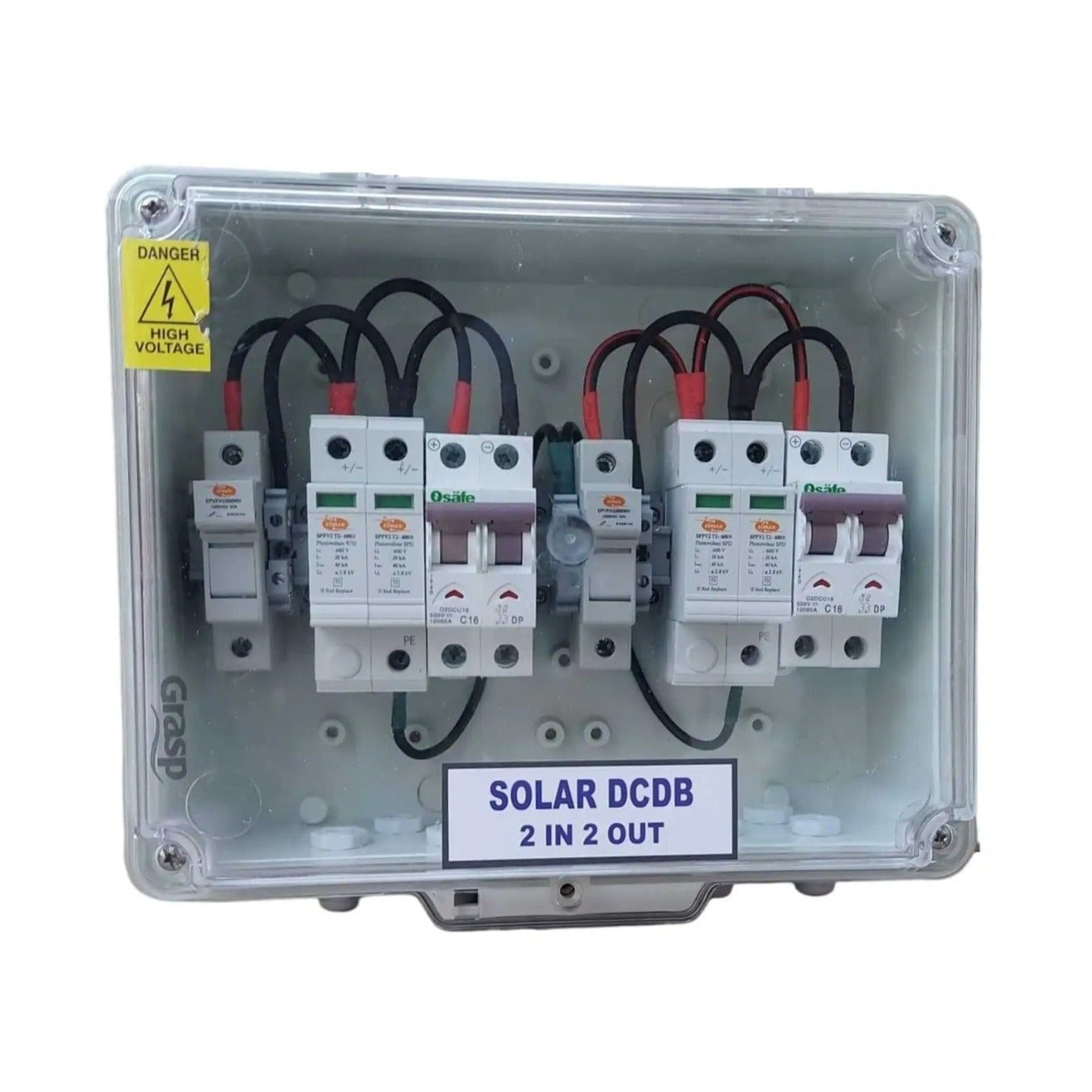 Solar DCDB Box 4-6KW 1MPPT- 2 IN 2 OUT- 1 Phase - Solar World