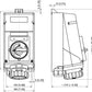 R STAHL 63 A Wall-Mounting Socket - 270904 - 8579/31-405