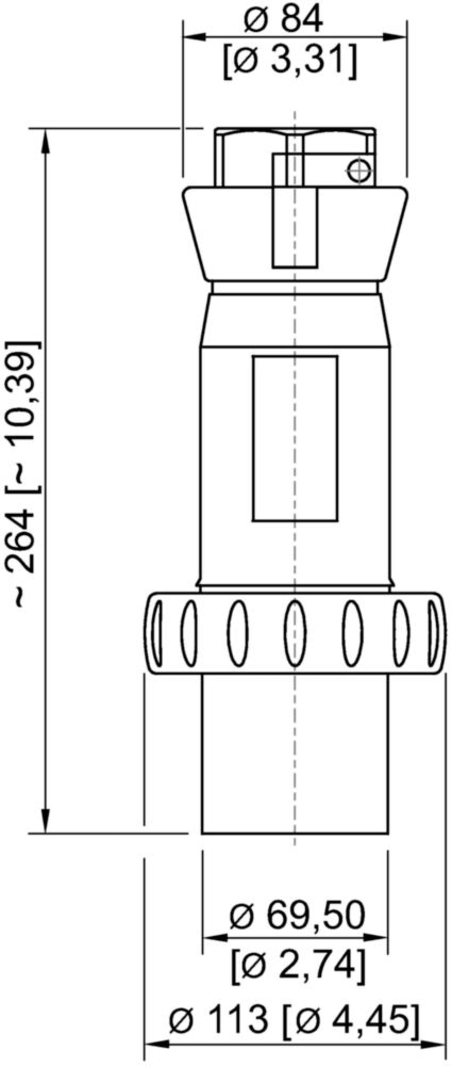 R STAHL 63 A Socket Plug - 270918 - 8579/12-411