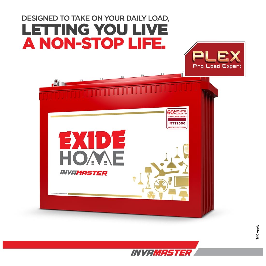 Exide IMTT2500 250Ah Invamaster Tubular Battery