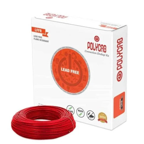 Polycab 1 Sq.mm Single Core FR Copper Pvc Insulated Flexible 100 Meter Cable