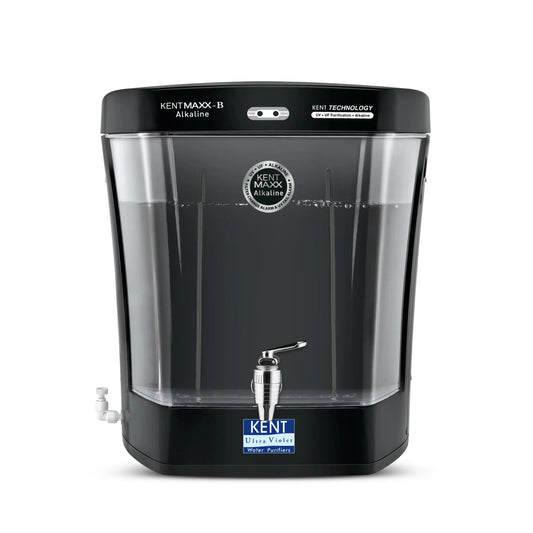 Kent Maxx Alkaline UV Water Purifier (111149B) 7L Storage Tank UV+UF+ Alkaline Double Purification