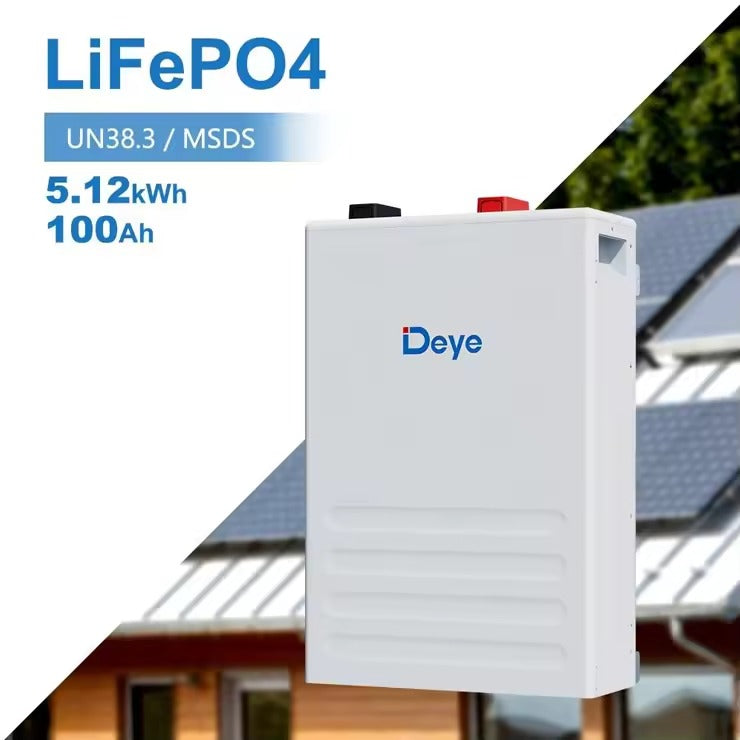 Deye LiFePO4 SE -F12 12kwh Battery 230Ah, 51.2V, 6000 Cycles
