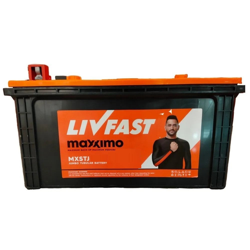 LIVFAST MXST 1345 - 100AH SHORT TUBULAR -  WARRANTY : 24 + 21 MONTHS