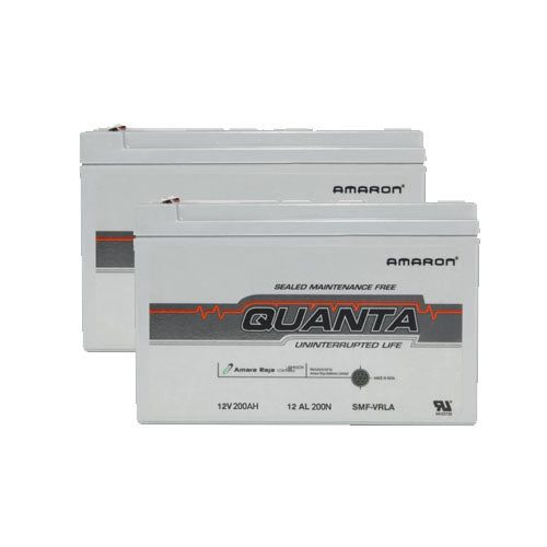 Amaron Quanta Battery-  200Ah/12V -Warranty : 24 Months - Solar World